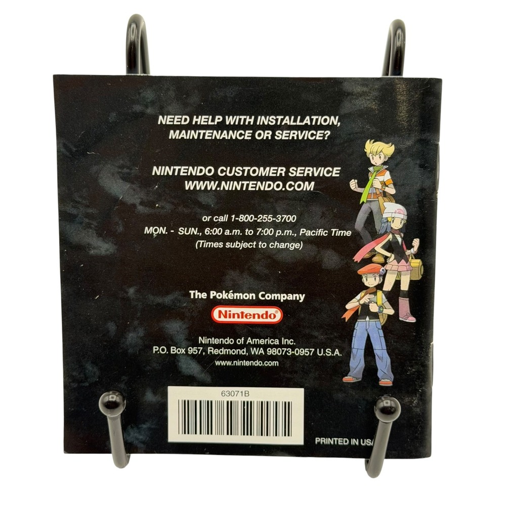 Pokemon Diamond Nintendo DS Manual Only No Game No Case Included Authentic USA - Picture 2 of 2